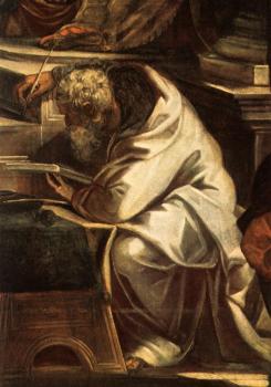 Jacopo Robusti Tintoretto : Christ before Pilate detail